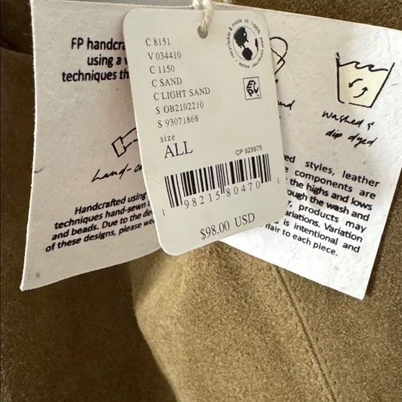 FREE PEOPLE
Bobbi Slouch Suede Tote - Sand - Picture 6 of 8